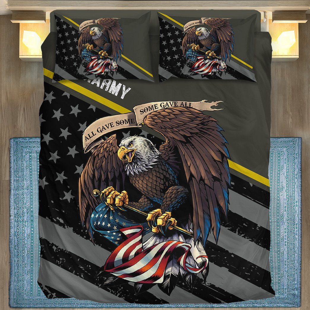 Gearhumans 3D US Army Veteran Custom Bedding Set GW0705215 Bedding Set 