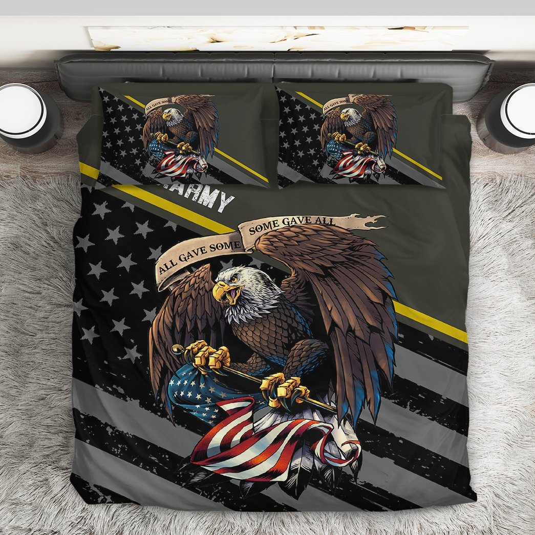 Gearhumans 3D US Army Veteran Custom Bedding Set GW0705215 Bedding Set 