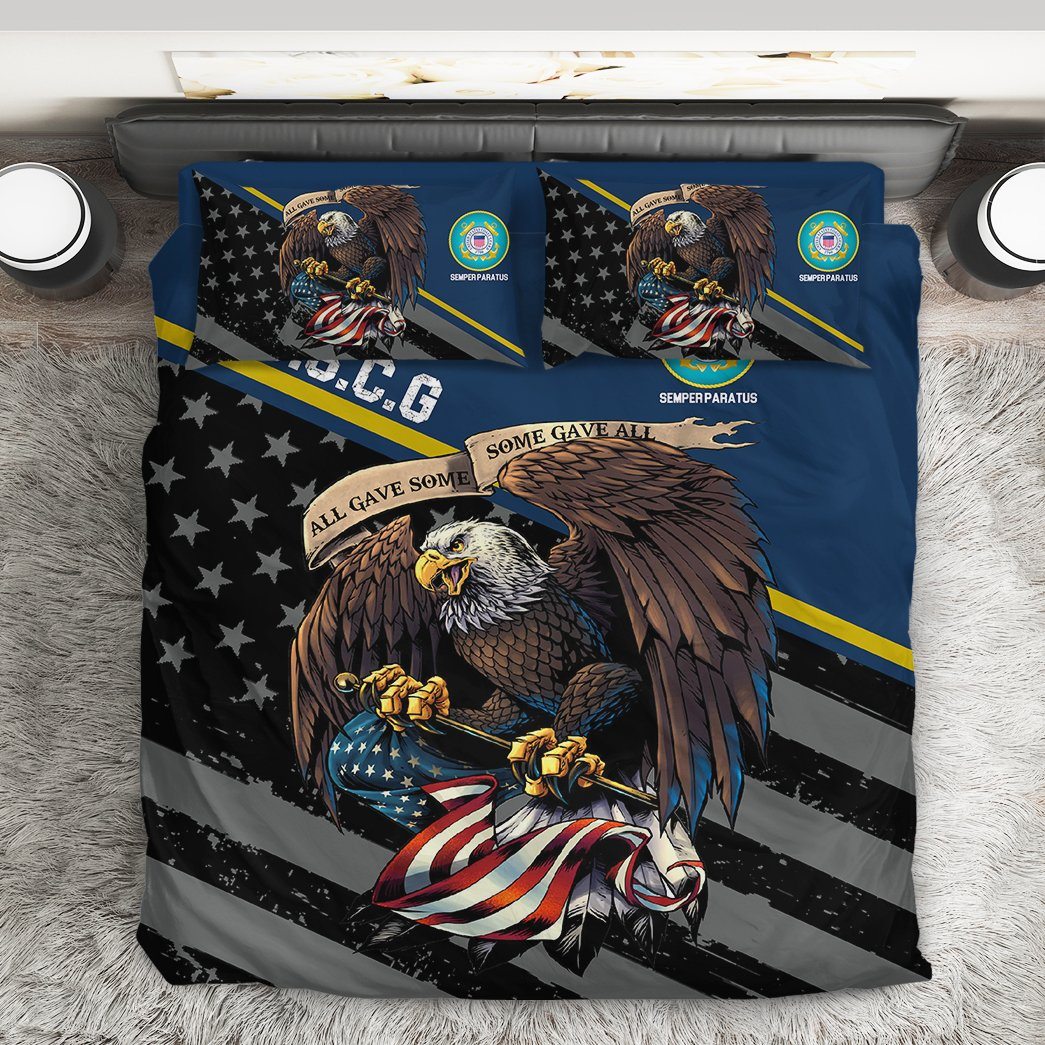 Gearhumans 3D US Coast Guard Veteran Custom Bedding Set GW070511 Bedding Set 