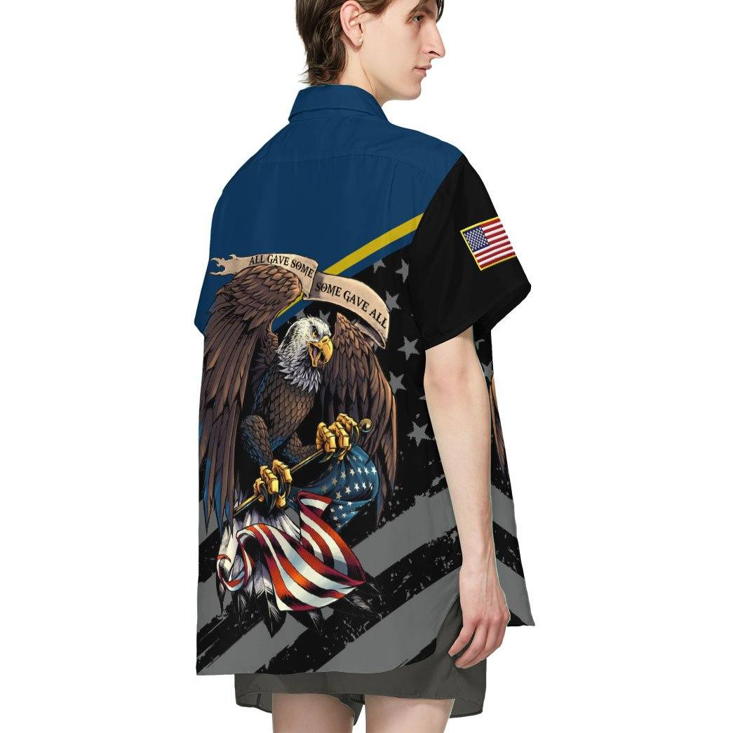 Gearhumans 3D US Coast Guard Veteran Custom Short Sleeve Shirts GW070510 Hawai Shirt 