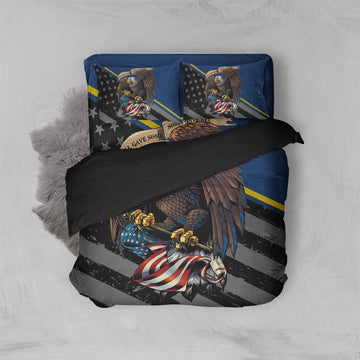 Gearhumans 3D US Navy Veteran Custom Bedding Set