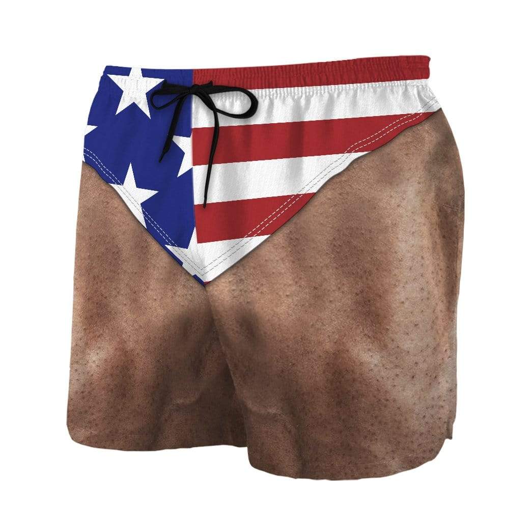 Gearhumans 3D USA Flag Custom Beach Shorts GS04065 Men Shorts 