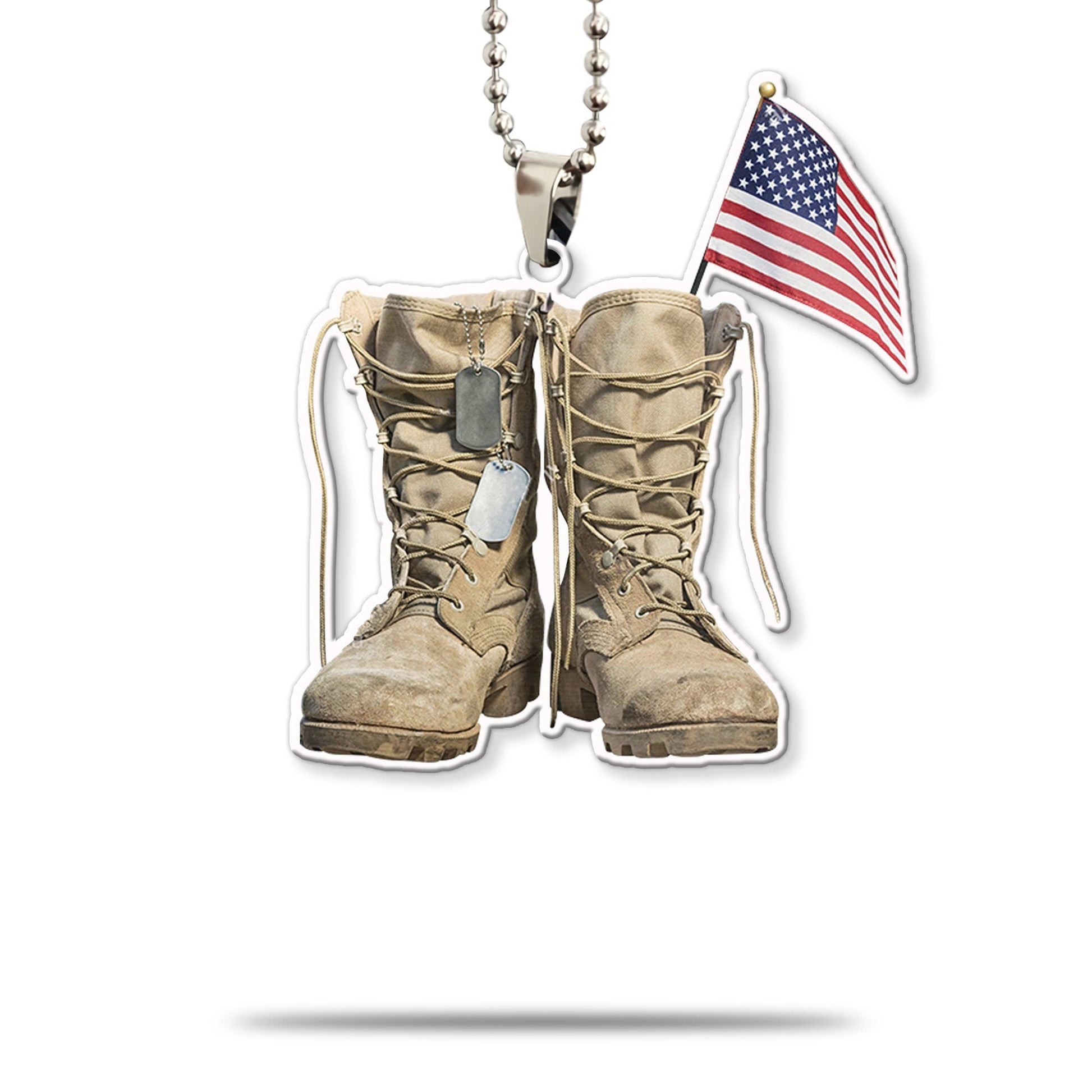 Gearhumans 3D Veteran Boots Custom Car Hanging GW0706215 Car Hanging Car Hanging/1 Pack 