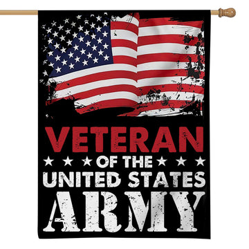 Gearhumans 3D Veteran Of The US Army Custom Flag