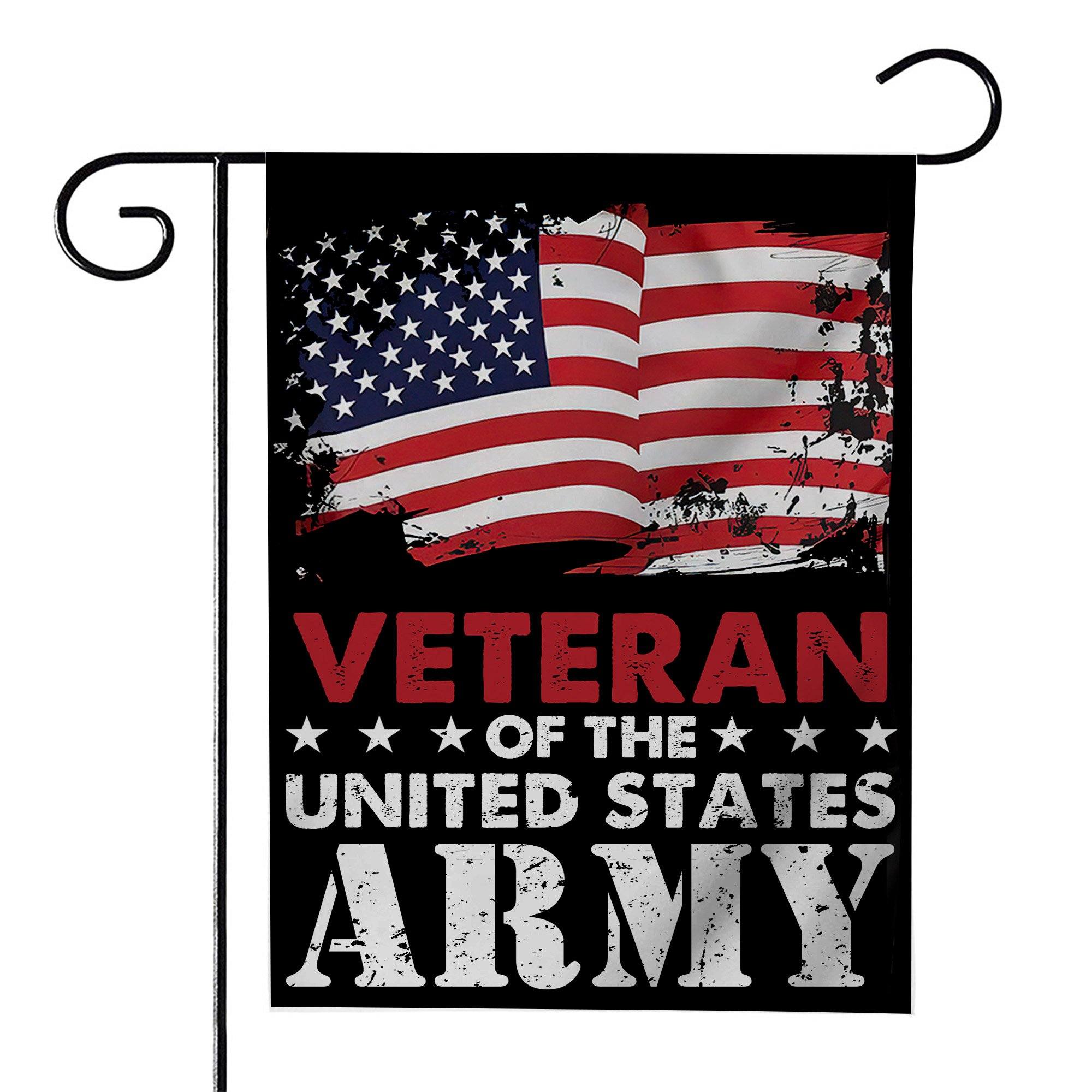 Gearhumans 3D Veteran Of The US Army Custom Flag GW20052115 House Flag House Flag S 
