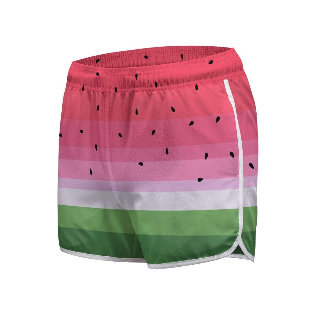 Gearhumans 3D Watermelon Summer Custom Women Beach Shorts Swim Trunk GV28074 Women Shorts