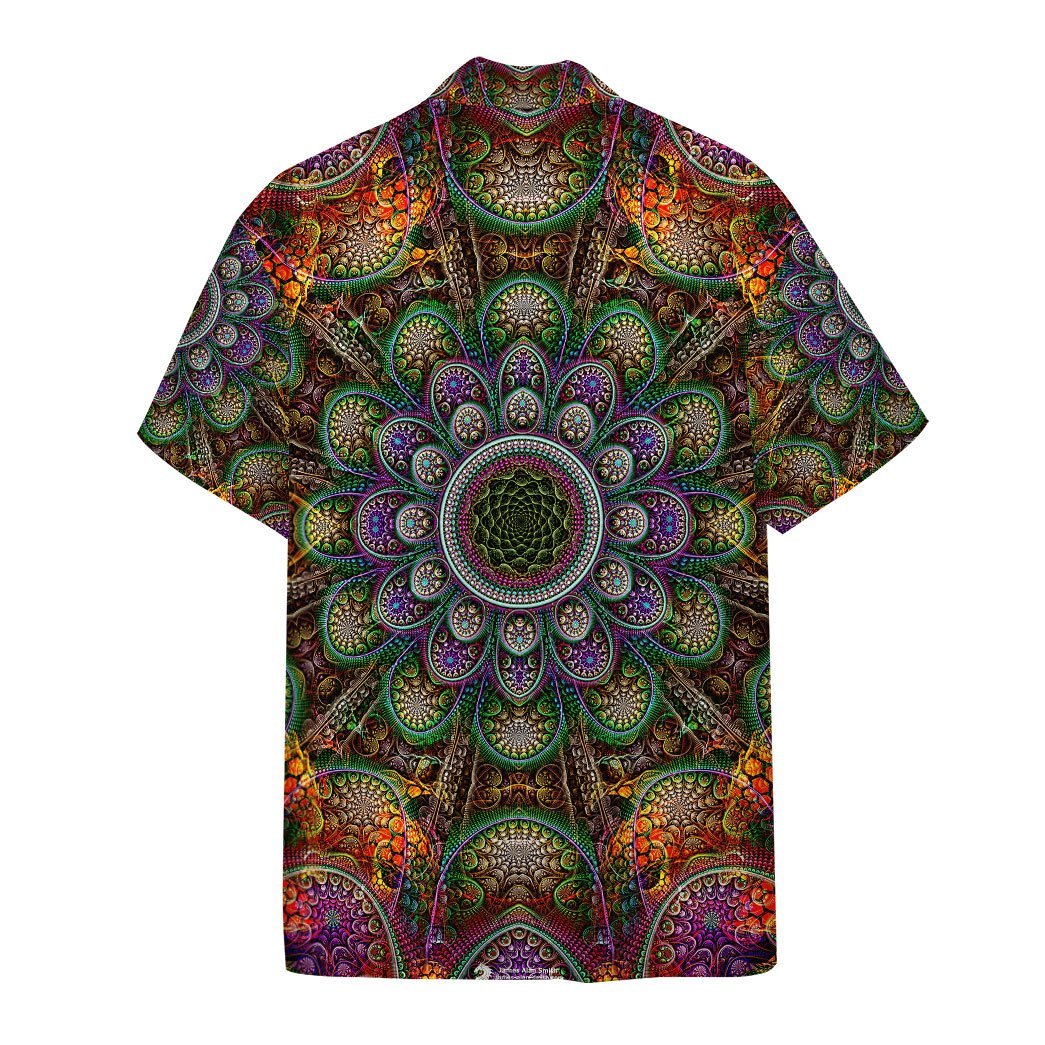 Gearhumans 3D World Of Hippie And Yoga Custom Short Sleeve Shirt GS2806212 Hawai Shirt 