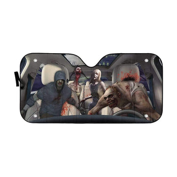 Gearhumans 3D Zombies Left 4 Dead Custom Car Auto Sunshade Custom Car Auto Sunshade