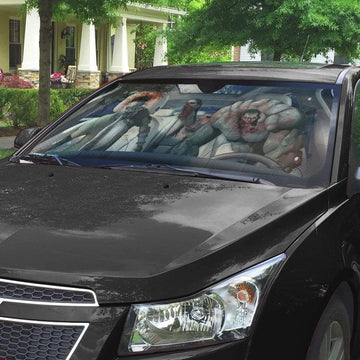 Gearhumans 3D Zombies Left 4 Dead Custom Car Auto Sunshade