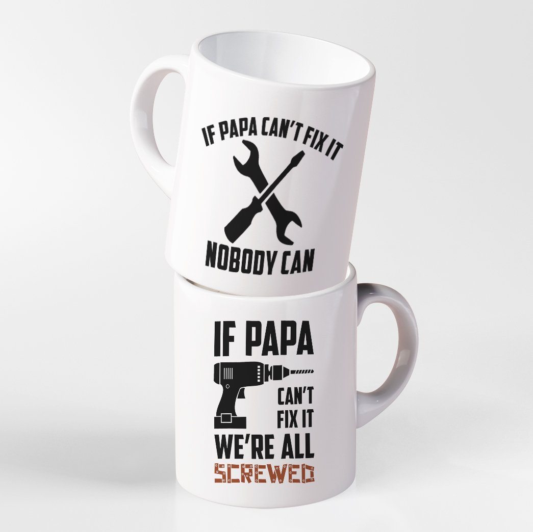 Gearhumans [Best Gift For Father's Day] 3D Mechanic Dad Happy Father Day Custom Name Mug GS15042143 Mug 11oz 