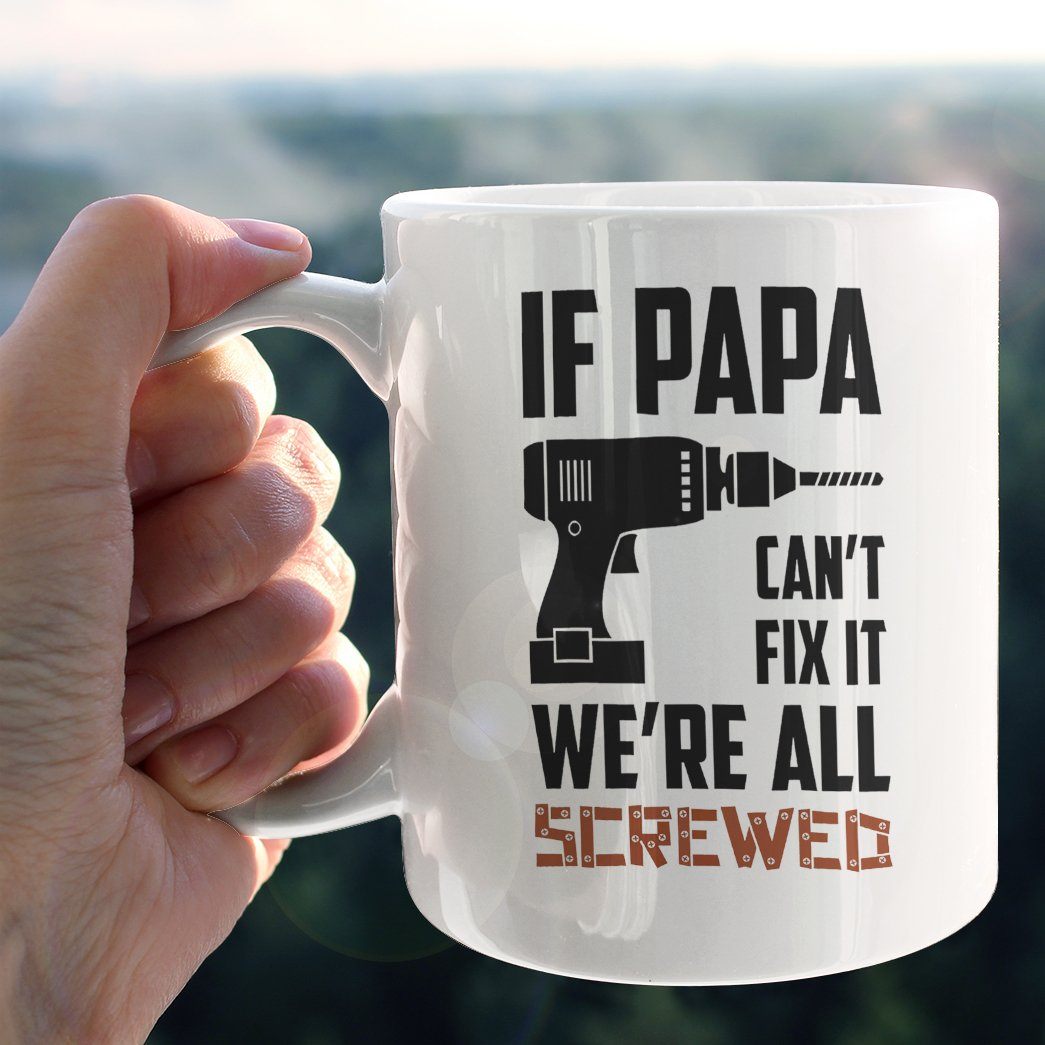 Gearhumans [Best Gift For Father's Day] 3D Mechanic Dad Happy Father Day Custom Name Mug GS15042143 Mug 