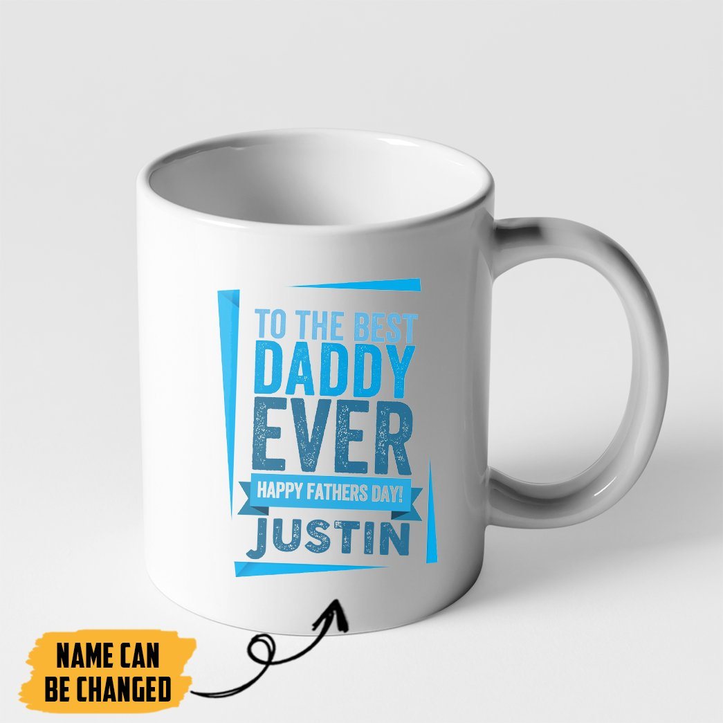 Gearhumans [Best Gift For Father's Day] [Best Gift For Mother's Day] Gearhuman 3D Happy Fathers Day Reel Cool Dad Custom Name Mug GO300310 Mug