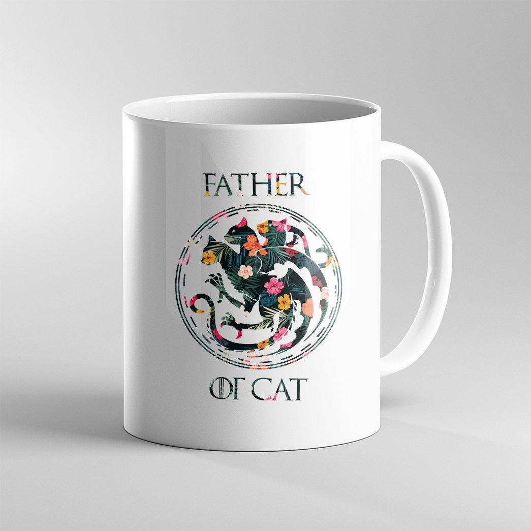 Gearhumans [Best Gift For Father's Day] Gearhuman 3D Father Of Cats Fathers Day Gift Custom Name Mug GW260315 Mug