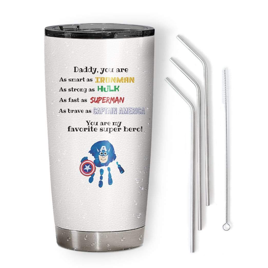 Gearhumans [Best Gift For Father's Day] Gearhuman 3D Father's Day Custom Design Vacuum Insulated Tumbler GM19055 Tumbler
