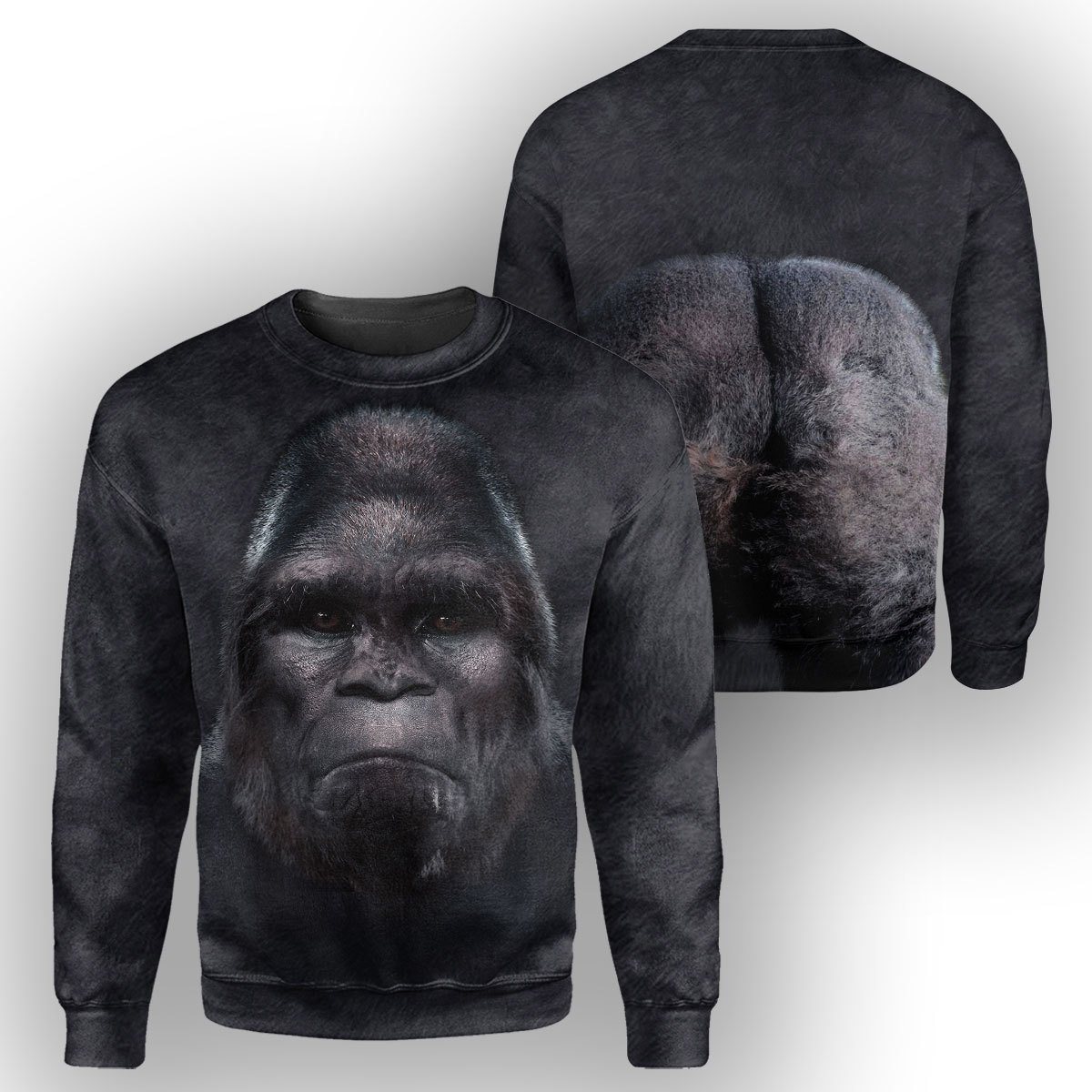 Gearhumans Bigfoot - 3D All Over Printed Shirt shirt 3D Apparel LONG SLEEVE S 