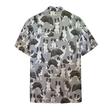 Gearhumans Collie Dogs 3D Custom Hawaii Shirt