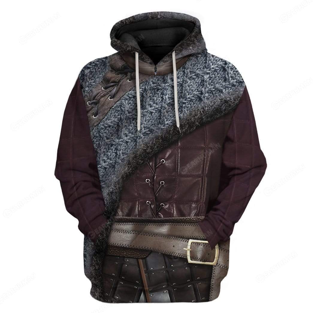 Gearhumans Custom Arya Stark Apparel HD-AT14101902 3D Apparel Hoodie S 