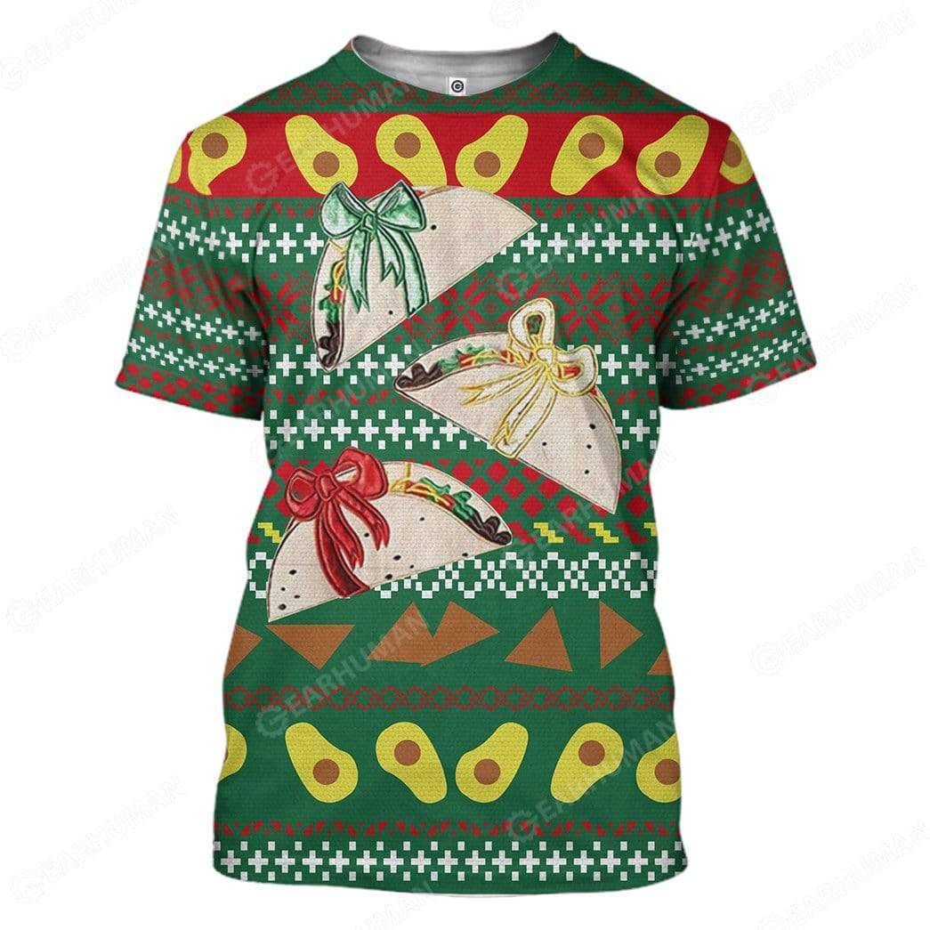 Gearhumans Custom Christmas Apparel HD-TT14101910 3D Apparel T-Shirt S 