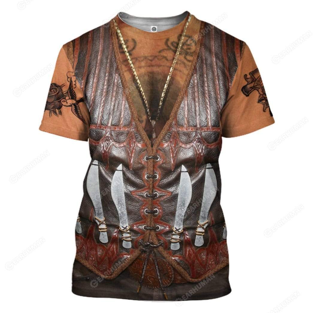 Gearhumans Custom Danny Trejo Apparel HD-TT1191918 3D Apparel T-Shirt S 