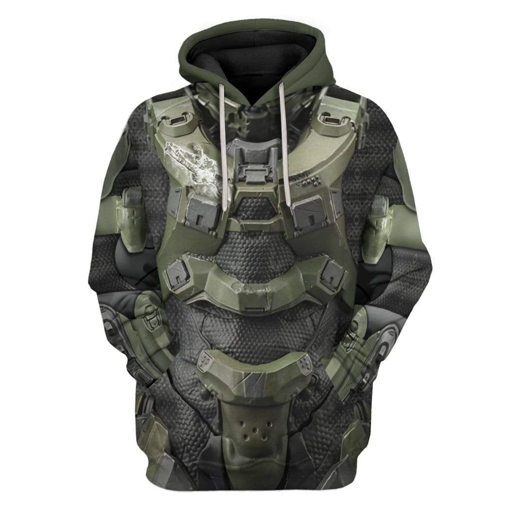 Gearhumans Custom Halo Apparel HD-DT16101905 3D Apparel Hoodie S 