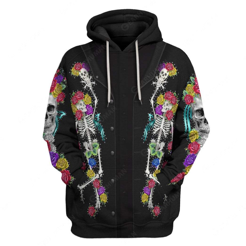 Gearhumans Custom Jerry Garcia Apparel H18907 3D Apparel Hoodie S 