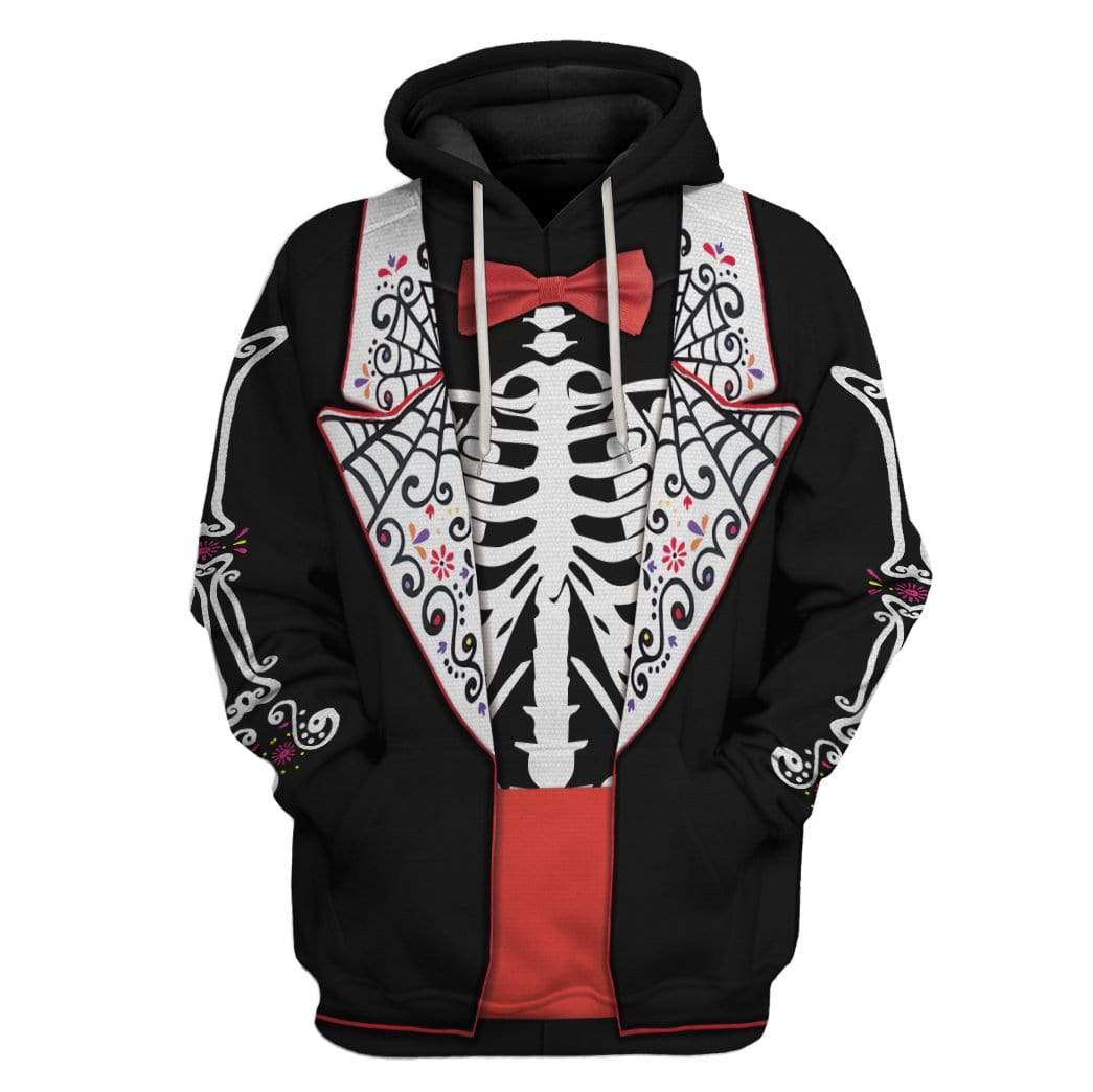 Gearhumans Custom Skeleton Apparel HD-TT0991903 3D Apparel Hoodie S 