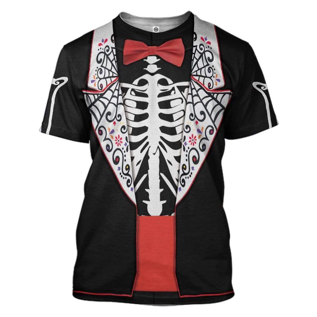 Gearhumans Custom Skeleton Apparel HD-TT0991903 3D Apparel T-Shirt S 