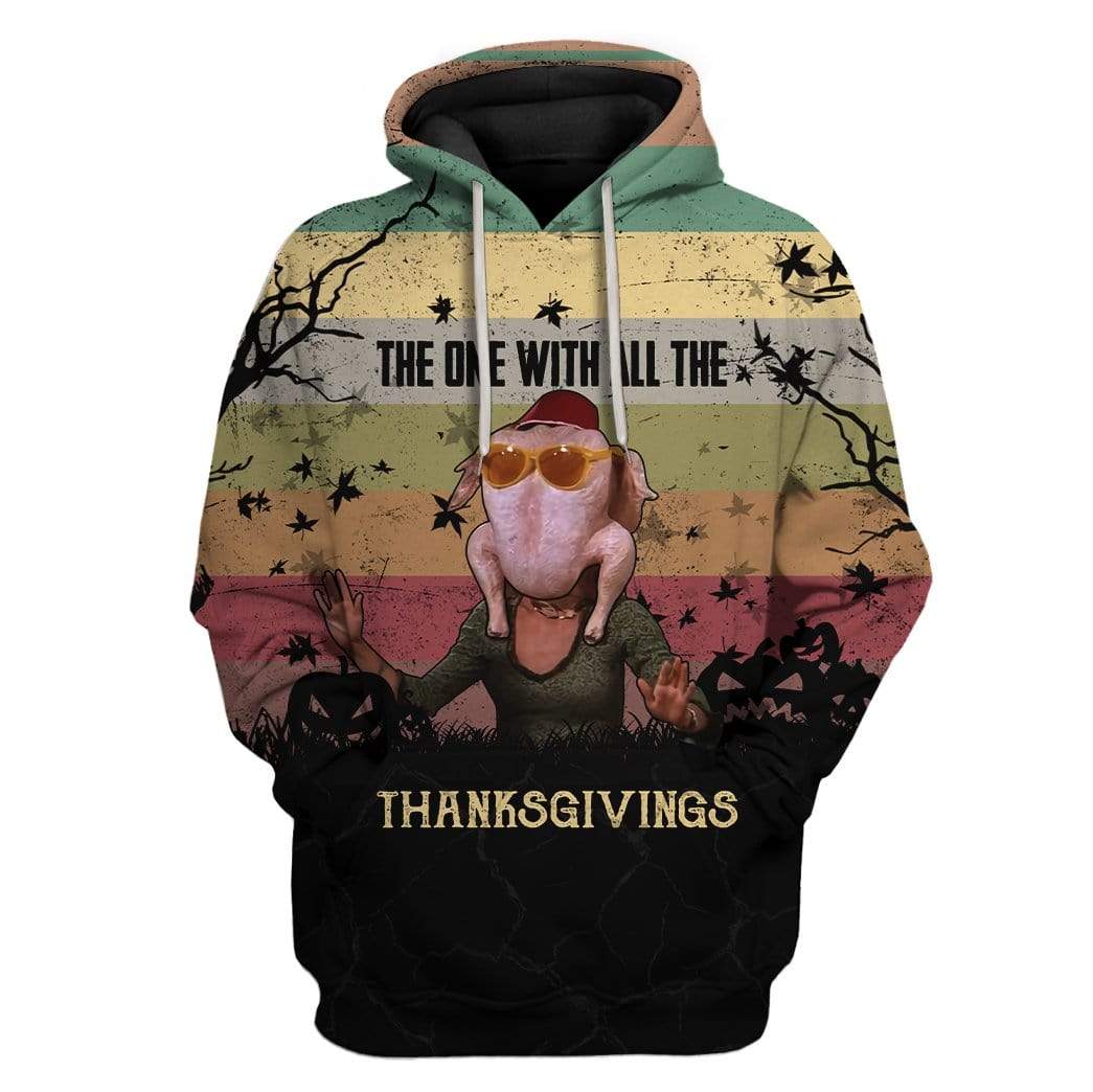 Gearhumans Custom Thanksgiving Apparel HD-AT18101905 3D Apparel Hoodie S 