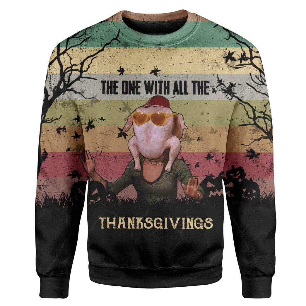 Gearhumans Custom Thanksgiving Apparel HD-AT18101905 3D Apparel Long Sleeve S 