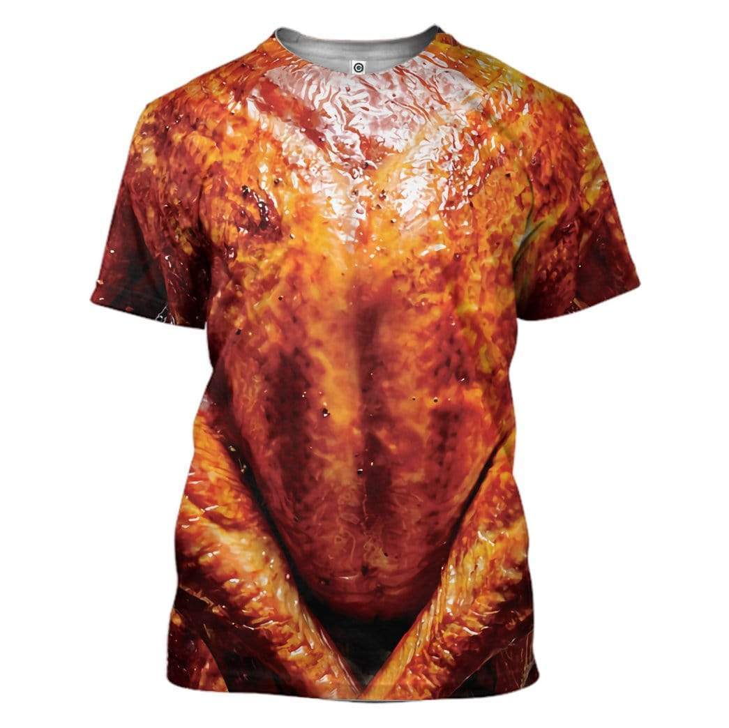 Gearhumans Custom Turkey Apparel HD-AT17101917 3D Apparel T-Shirt S 