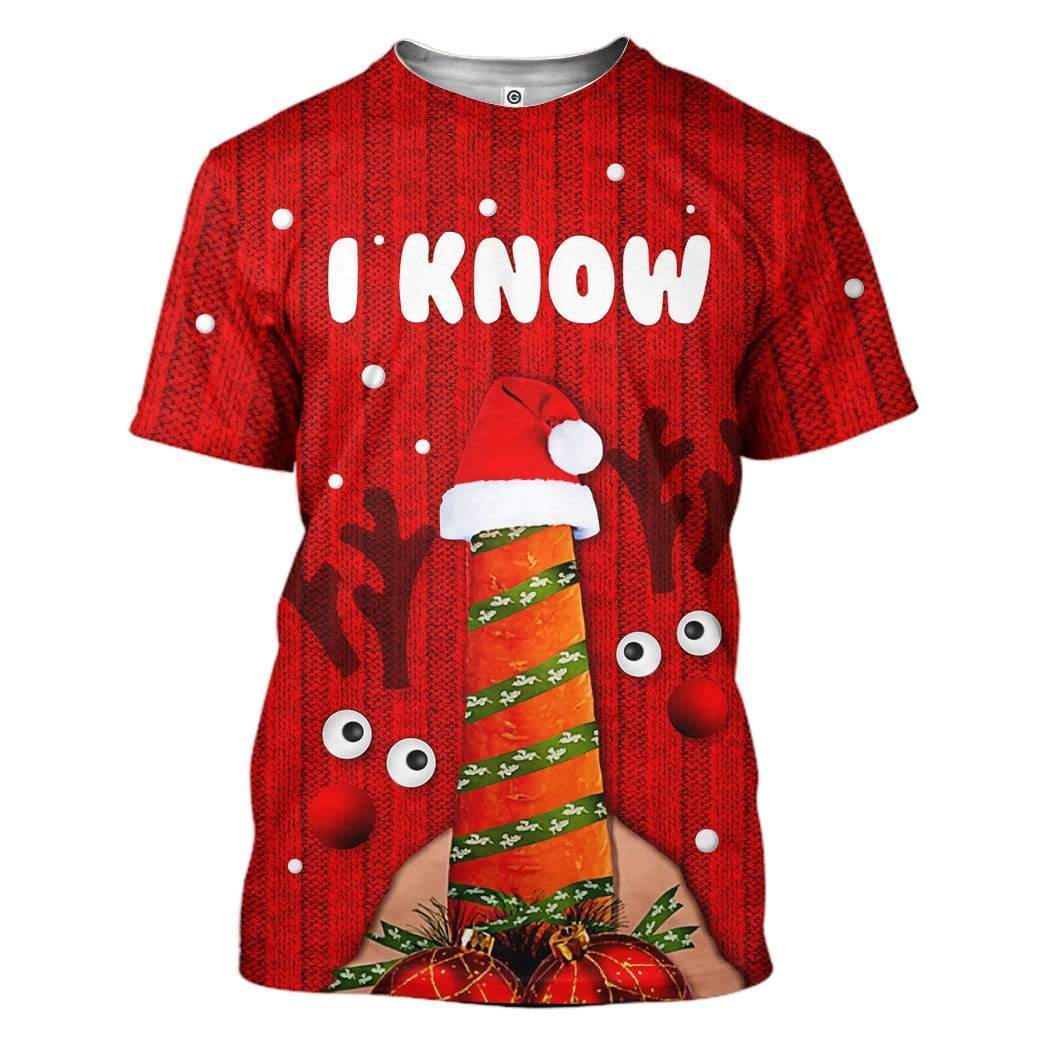 Gearhumans Custom Ugly Christmas Apparel HD-AT17101913 3D Apparel T-Shirt S 