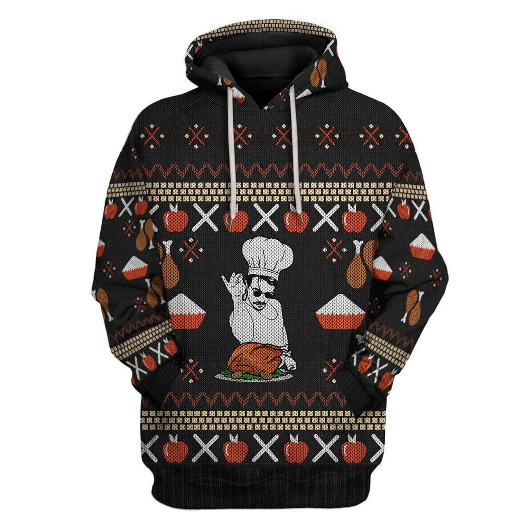 Gearhumans Custom Ugly Christmas Apparel HD-TA18101906 3D Apparel Hoodie S 