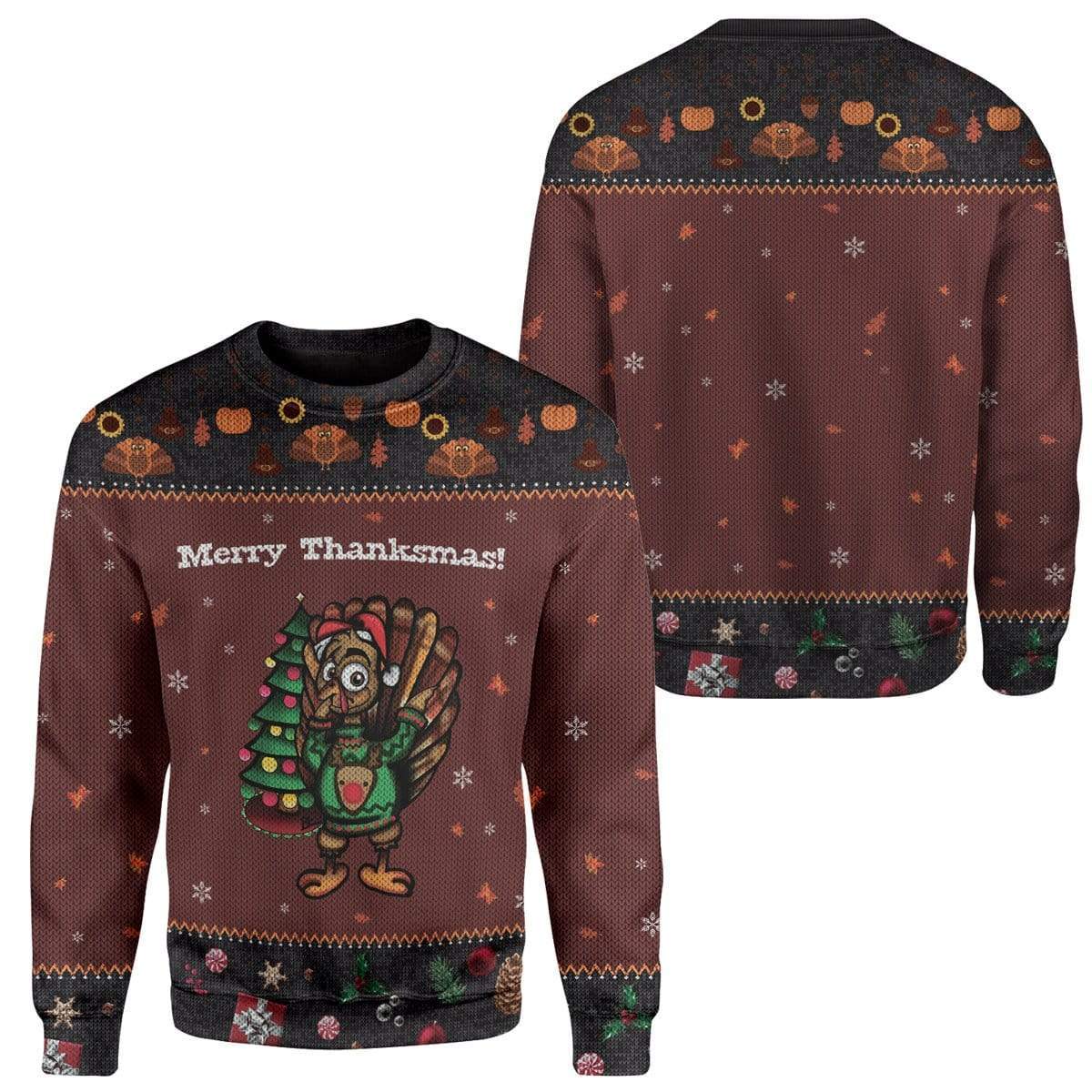 Gearhumans Custom Ugly Turkey Apparel HD-DT18101907 3D Apparel 