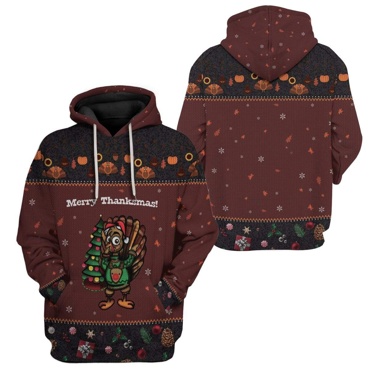 Gearhumans Custom Ugly Turkey Apparel HD-DT18101907 3D Apparel 