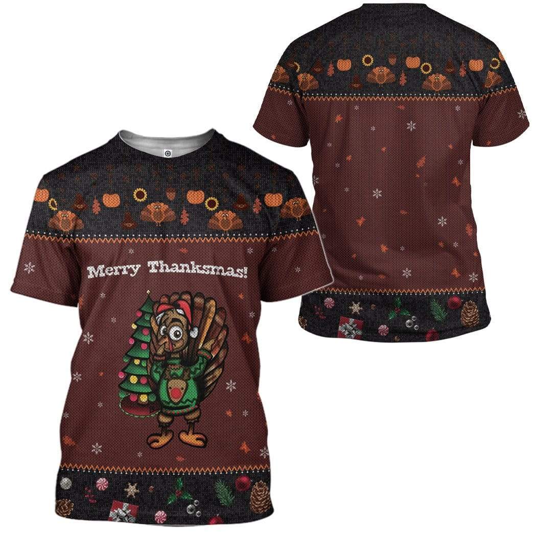 Gearhumans Custom Ugly Turkey Apparel HD-DT18101907 3D Apparel 