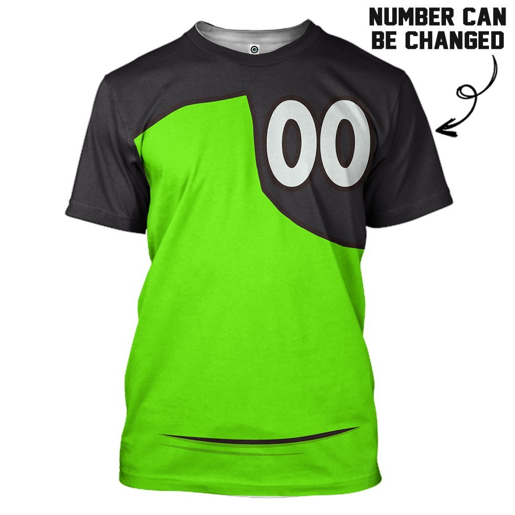 Gearhumans 3D Ben Ten Custom Number Tshirt Hoodie Apparel