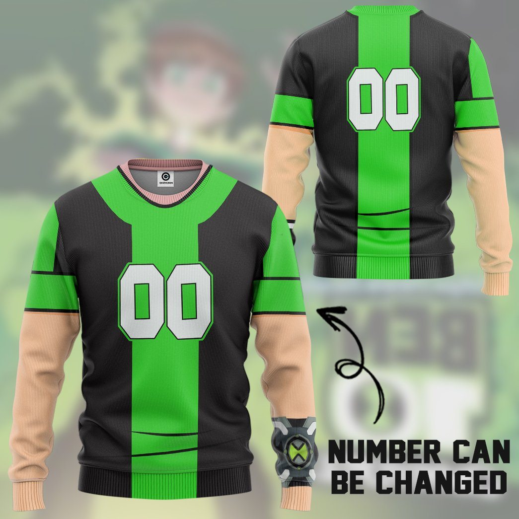 Ben 10 omniverse green and black T-Shirt black t shirts t shirt