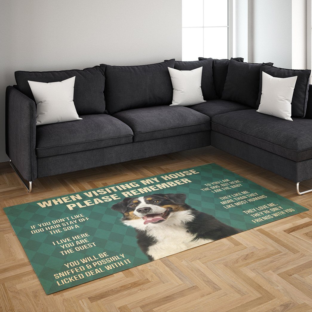 Gearhumans Gearhuman 3D Bernese Mountain Dog Carpet GV26032 Square Carpet