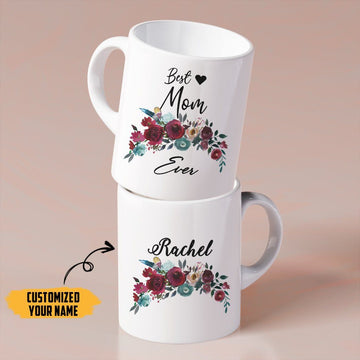 Gearhumans 3D Best Mom Ever Mothers Day Gift Custom Name Mug