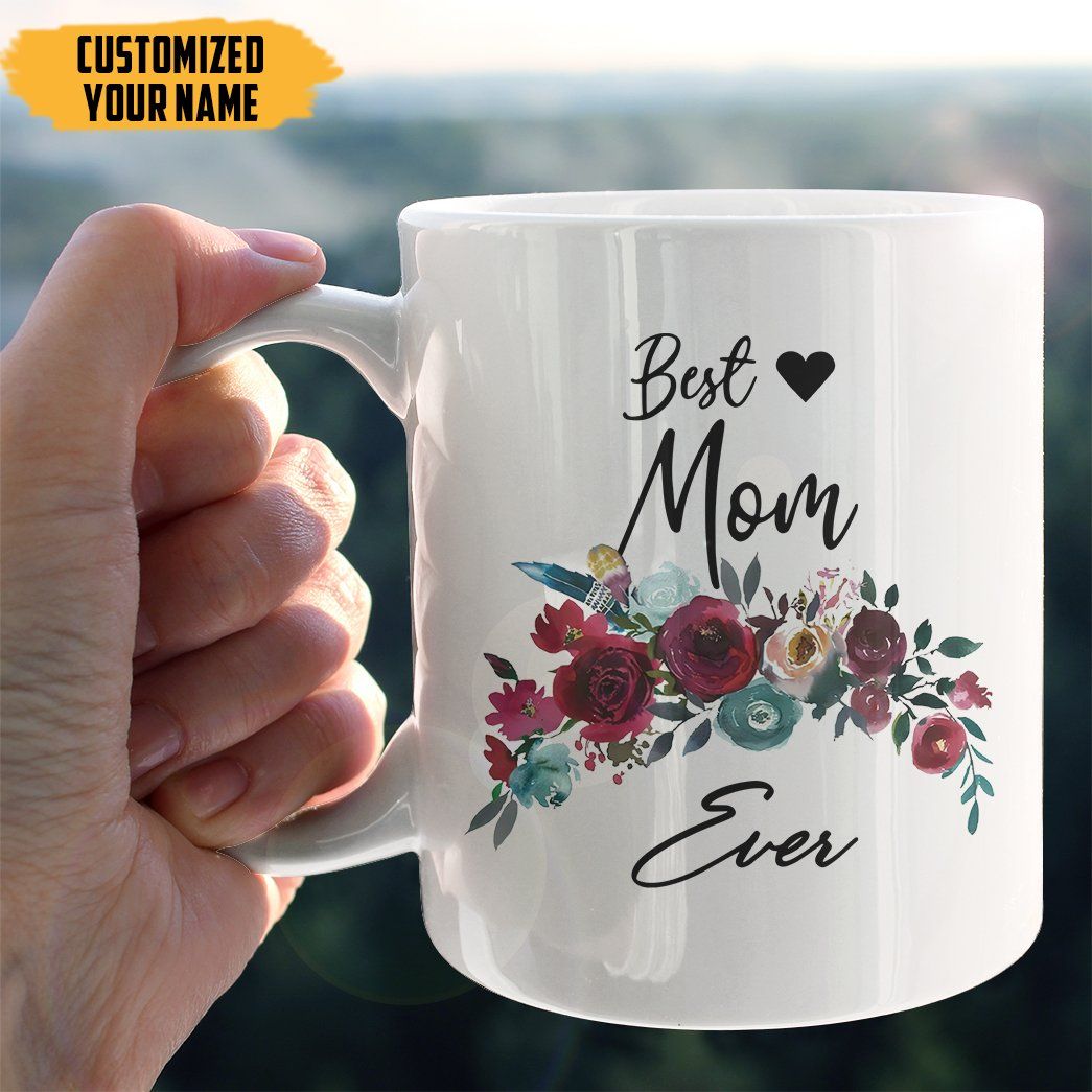 Gearhumans Gearhuman 3D Best Mom Ever Mothers Day Gift Custom Name Mug GW25034 Mug