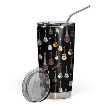 Gearhumans 3D Brian May Custom Design Vacuum Insulated Tumbler