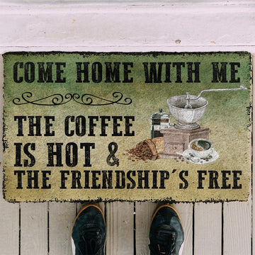 Gearhumans 3D Come Home With Coffee Doormat