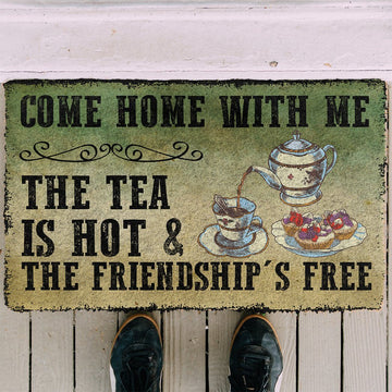 Gearhumans 3D Come Home With Tea Doormat