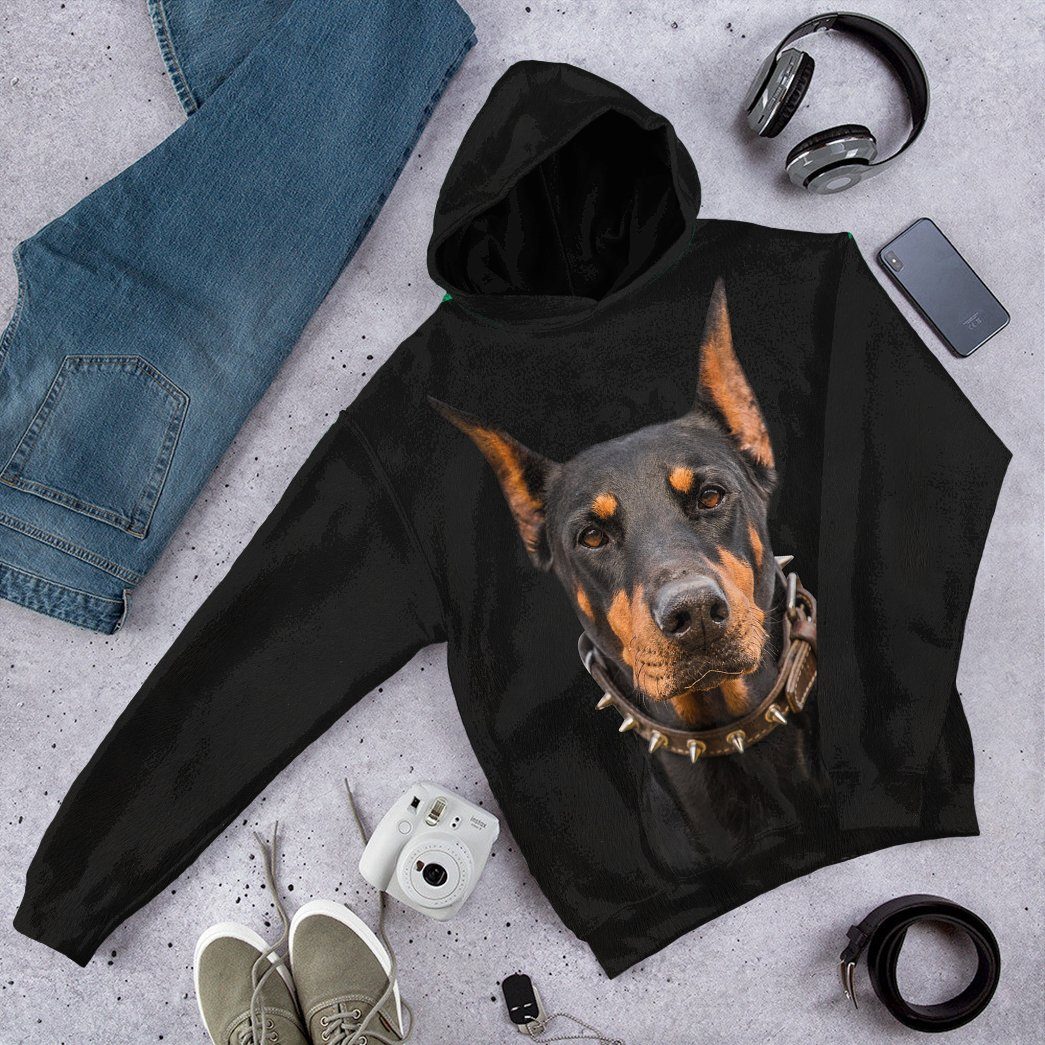 Dobermann Louis Vuitton Dog Shirt – Full Printed Apparel