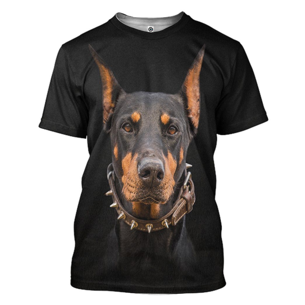 Dobermann Louis Vuitton Dog Shirt – Full Printed Apparel