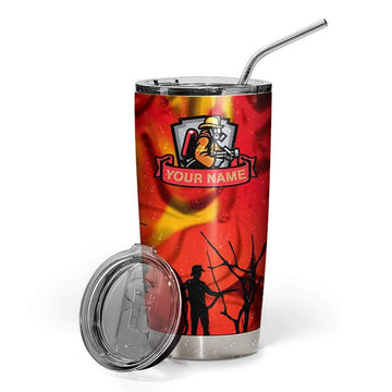 Gearhumans 3D Firefighter Design Vacuum Insulated Tumbler