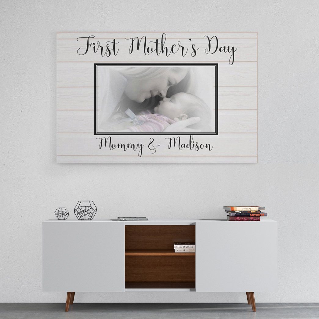 Gearhumans Gearhuman 3D First Mothers Day Custom Name Canvas GJ300302 Canvas