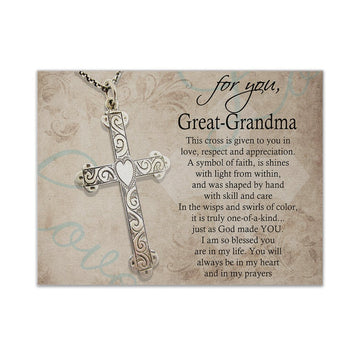 Gearhumans Gearhuman 3D For My Great Grandma Cross Mothers Day Gift Custom Canvas GW220320 Canvas 1 Piece Non Frame M