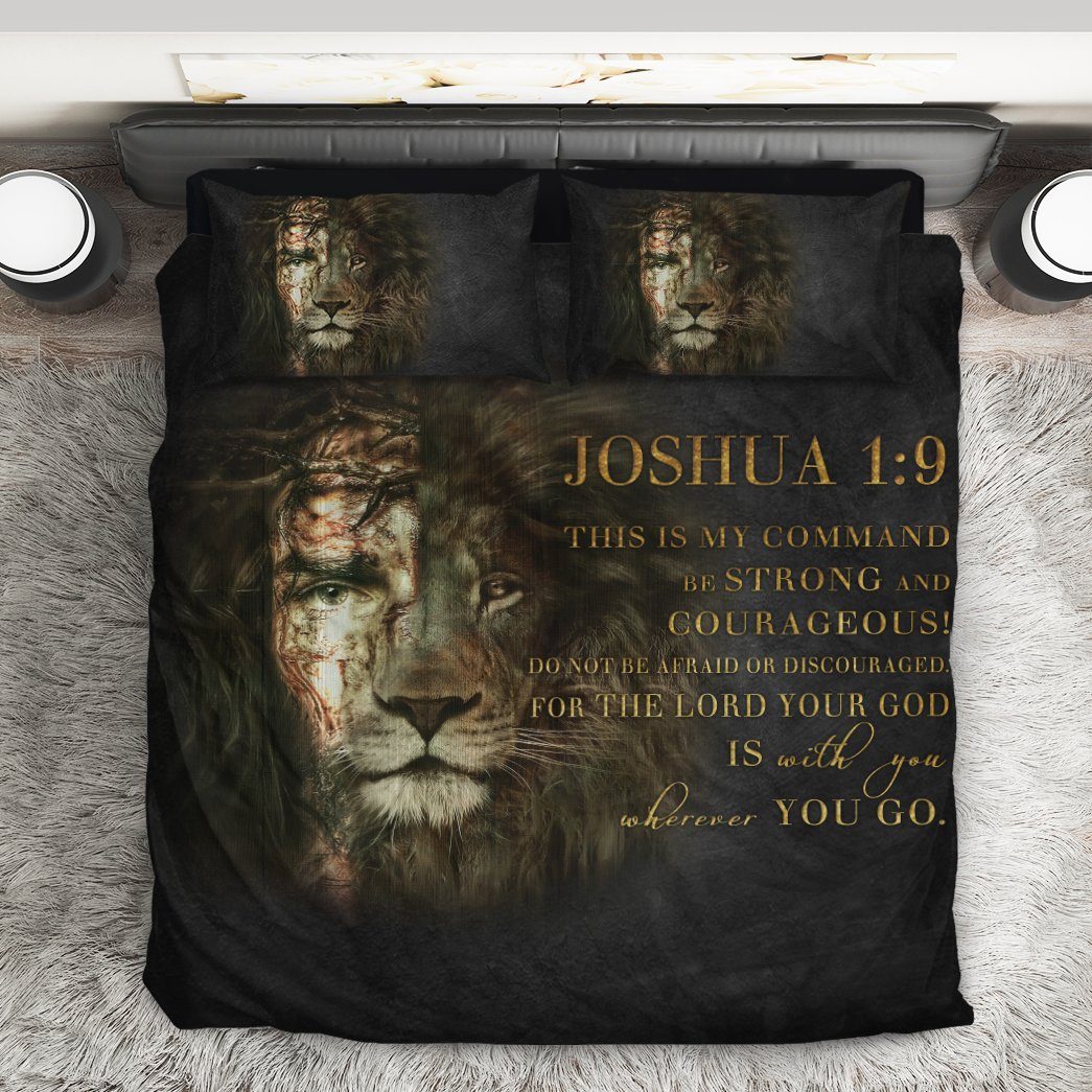 Gearhumans Gearhuman 3D God Is With You Wherever You Go Custom Bedding Set GW150312 Bedding Set