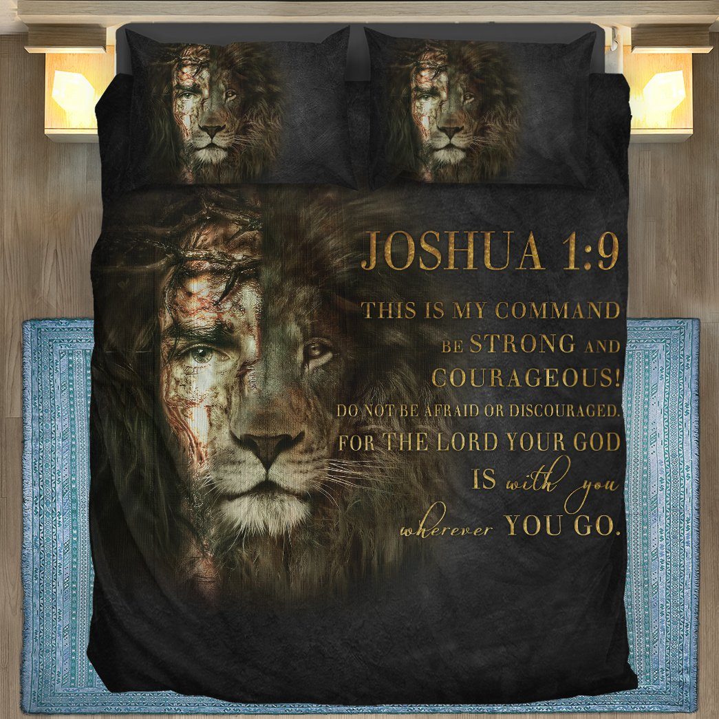 Gearhumans Gearhuman 3D God Is With You Wherever You Go Custom Bedding Set GW150312 Bedding Set